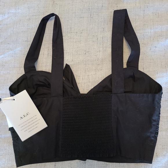 SOLD - BNWT A.L.C. Griffin front tie crop top - Picture 6 of 7